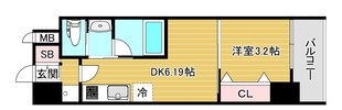 弁天町プライマリーワンの物件間取画像